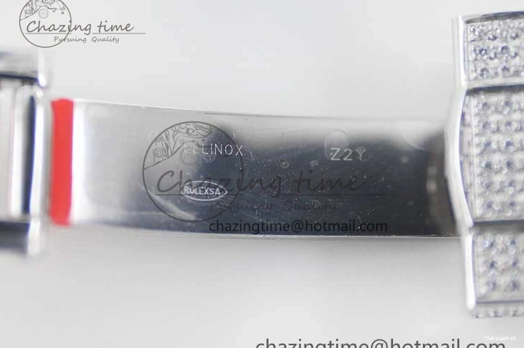 TWF Dial Edition Full Markers SS 1:1 Blue on Best A2824 Bracelet Stick Datejust Diamonds 41 0210